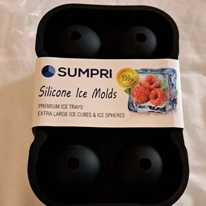 SUMPRI Black Silicone Ice Molds/ BUNDLE ONLY